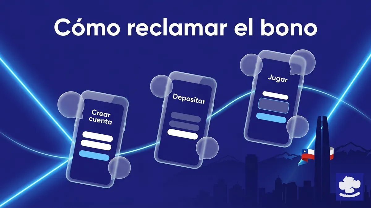 Pasos para reclamar el bono de bienvenida de PlayUZU Chile: crear cuenta, depositar y jugar